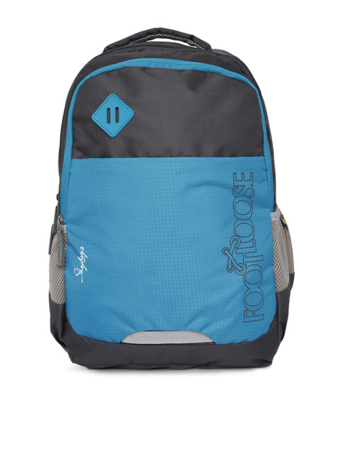 

Skybags Unisex Blue & Black Colourblocked Backpack
