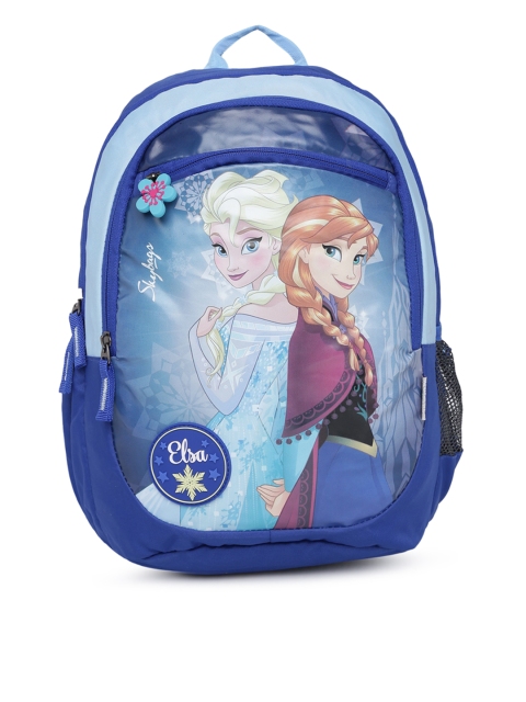 

Skybags Unisex Blue Graphic Backpack