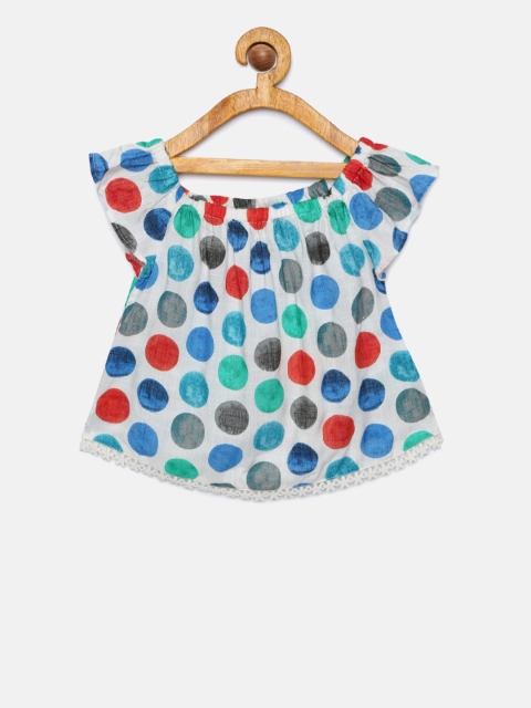 

Lee Cooper Girls White Printed Pure Cotton Top