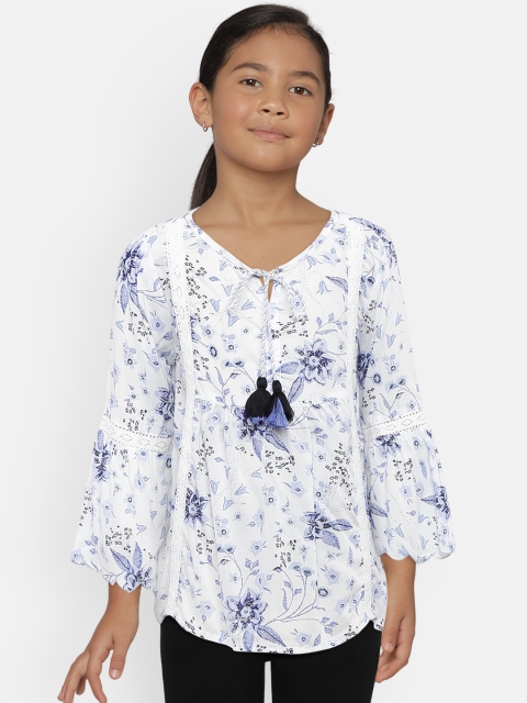 

Lee Cooper Girls White Printed Top