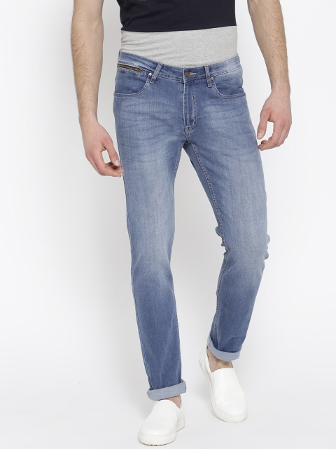 

Blackberrys Men Blue Slim Fit Mid-Rise Clean Look Stretchable Jeans
