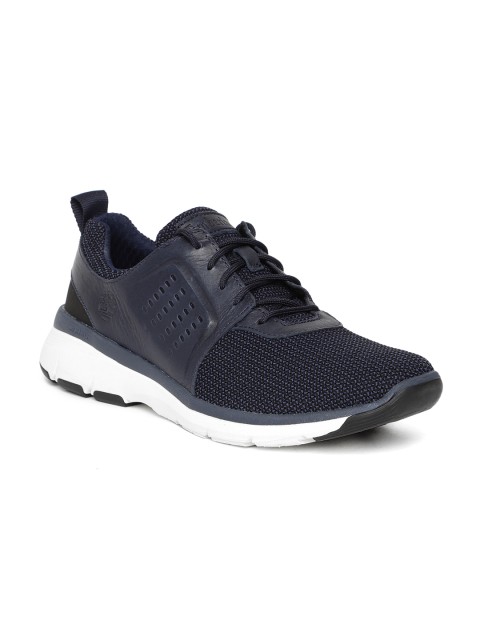 

Timberland Men Navy Blue ALTIMETER Leather Sneakers