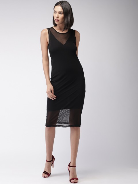 

FOREVER 21 Women Black Sheath Dress
