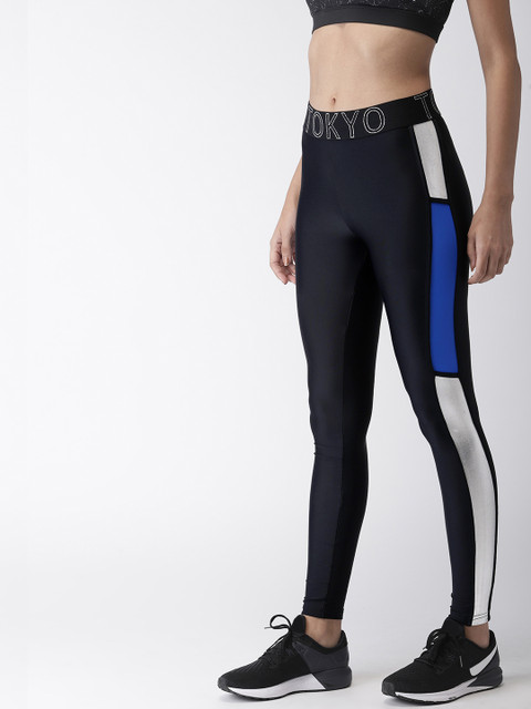 

FOREVER 21 Women Black Solid Tights