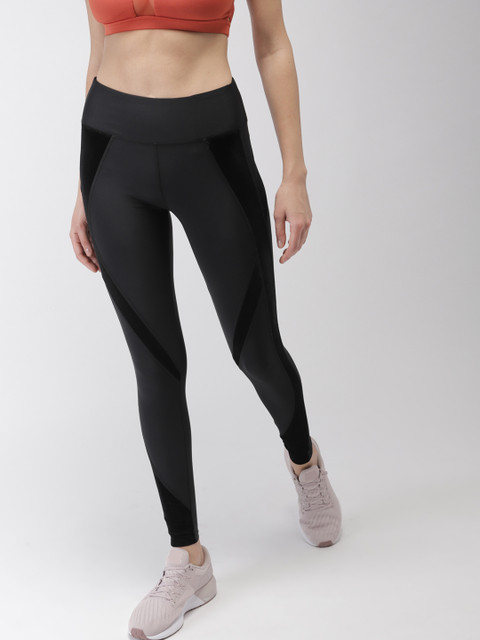 

FOREVER 21 Women Black Solid Tights