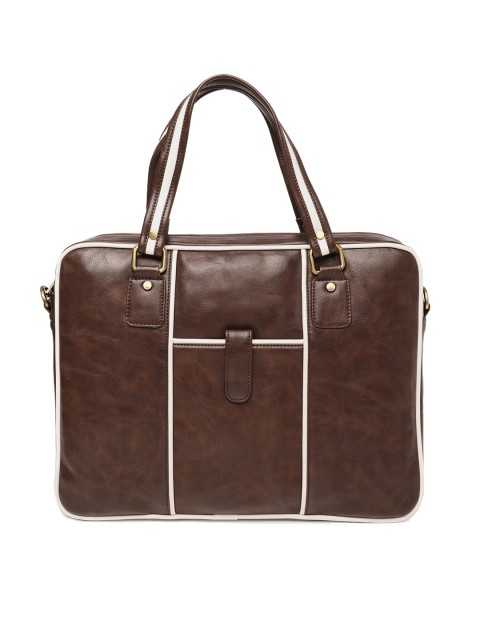 

Gauge Machine Unisex Brown Solid Laptop Bag