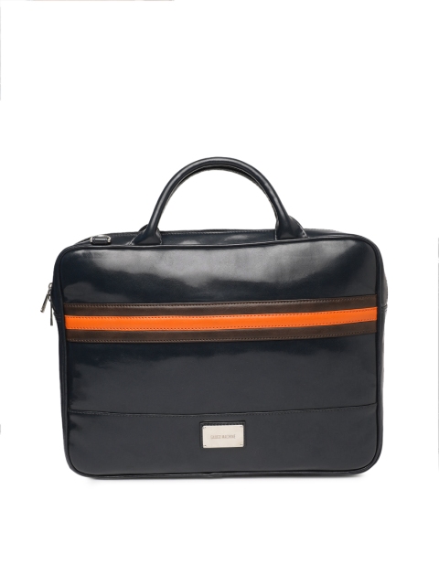 

Gauge Machine Unisex Navy Blue Solid Laptop Bag