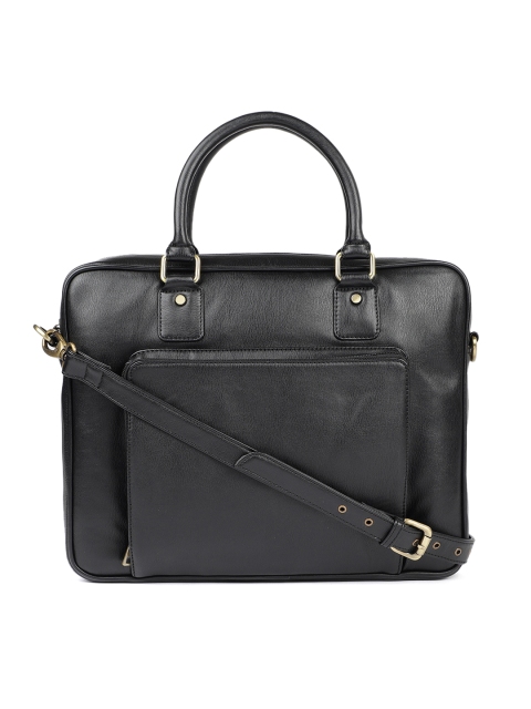 

Gauge Machine Unisex Black Solid Laptop Bag
