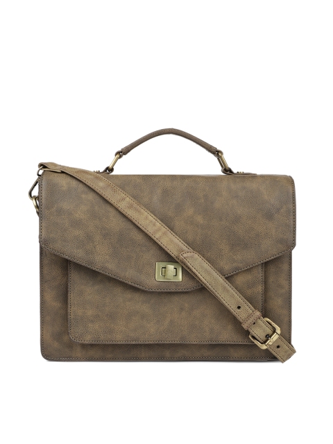 

Gauge Machine Unisex Brown Solid Messenger Bag