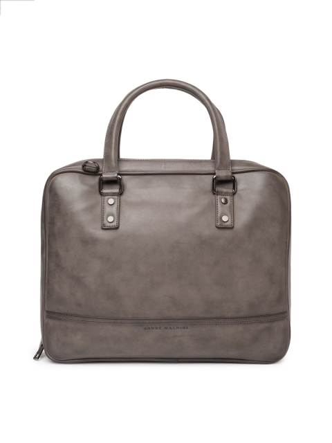 

Gauge Machine Unisex Grey Solid Laptop Bag