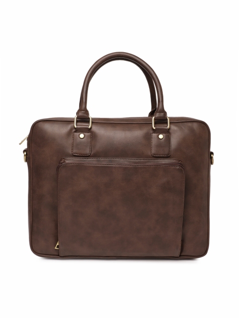 

Gauge Machine Unisex Brown Solid Laptop Bag