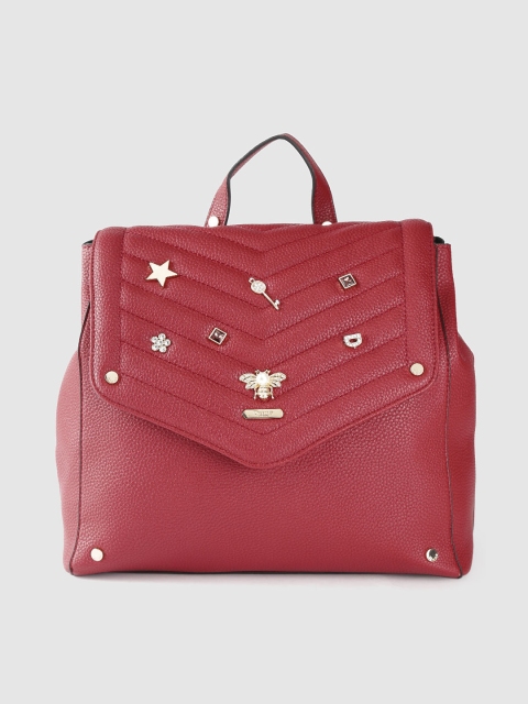 

Dune London Women Red Embellished Backpack