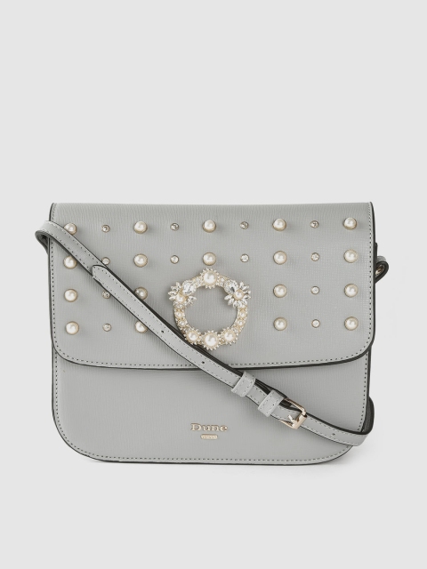 

Dune London Grey Embellished Sling Bag