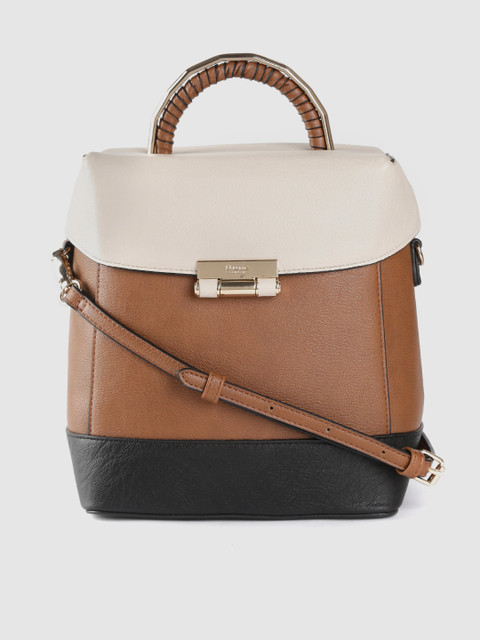 

Dune London Black & Brown Colourblocked Satchel