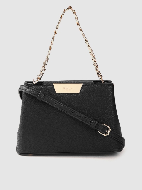 

Dune London Black Solid Handheld Bag