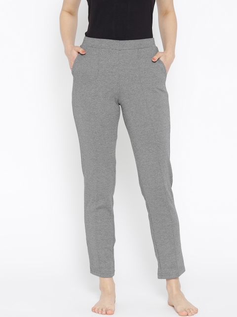 

Sweet Dreams Women Grey Melange Solid Pyjamas