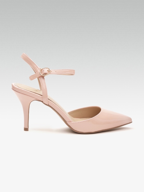 

Dune London Women Peach-Coloured Solid Pumps