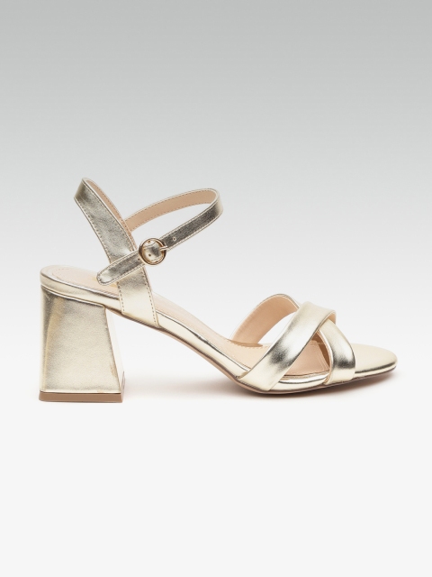 

Dune London Women Gold-Toned Solid Heels