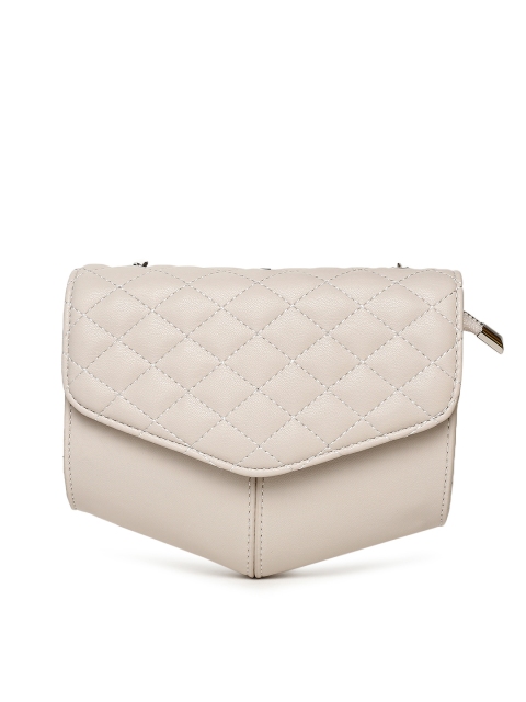 

People Beige Quilted Sling Bag