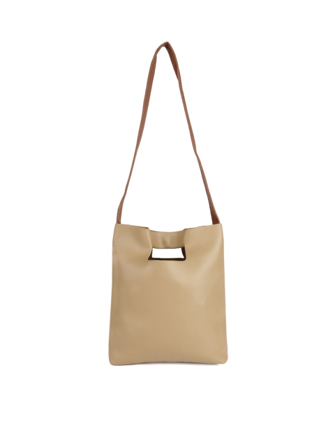 

People Brown Solid Shoulder Bag