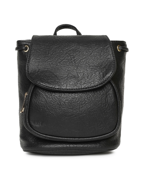 

People Women Black Solid Backpack