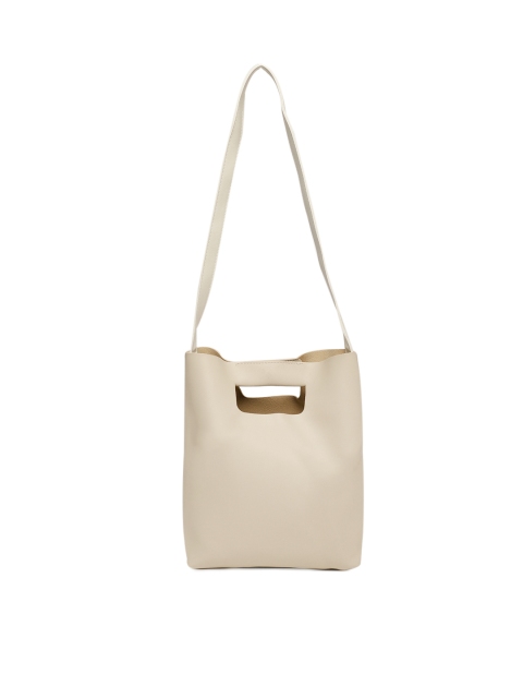 

People Cream-Coloured Solid Shoulder Bag