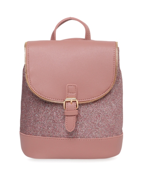 

People Women Pink Shimmer Detailed Backpack