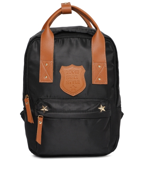 

People Women Black Solid Backpack