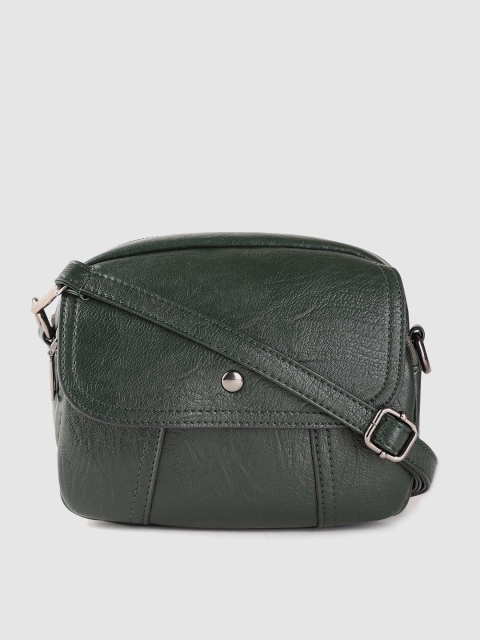 

People Green Solid Sling Bag