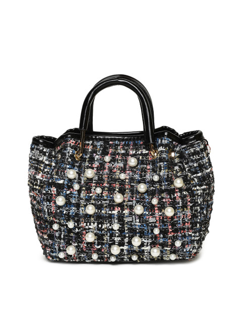 

People Multicoloured Embellished Handheld Bag, Multi