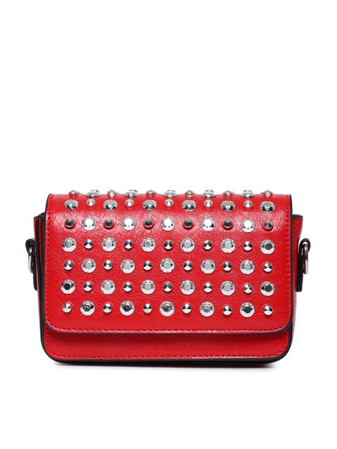 

People Red Embellished Sling Bag