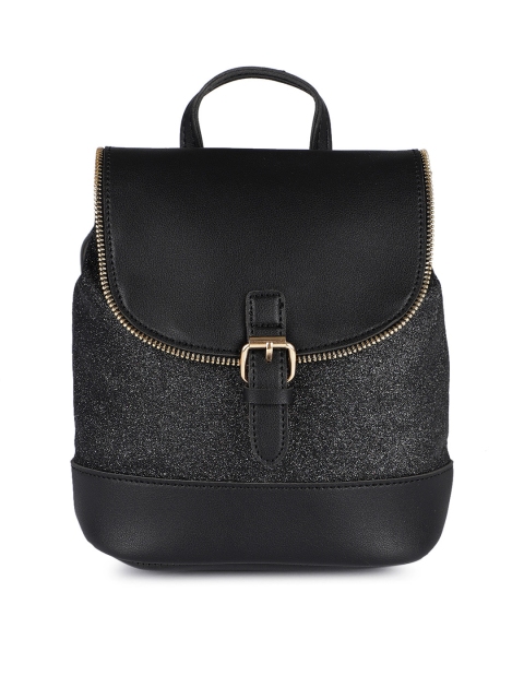 

People Women Black Embellished Backpack