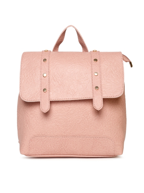 

People Women Pink Solid Backpack