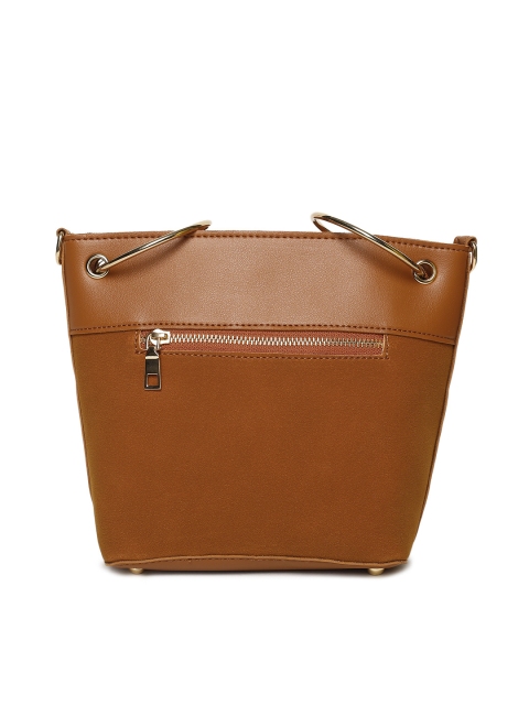

People Tan Brown Solid Sling Bag