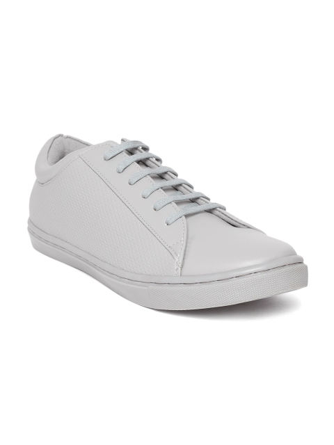 

Mocas Men Grey Perforated Sneakers