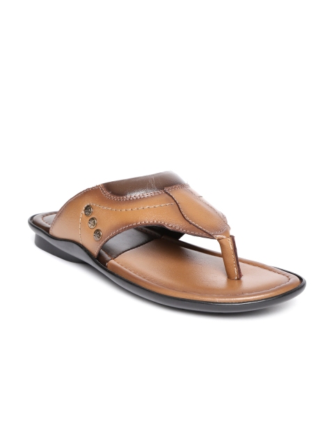 

Mocas Men Brown Leather Comfort Sandals