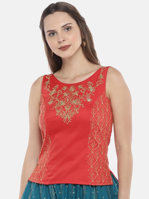 

Globus Women Coral Solid Top
