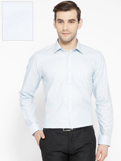 

Blackberrys Men Blue Slim Fit Solid Formal Shirt