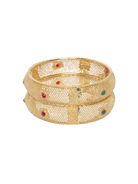 

Mali Fionna Set of 2 Gold-Toned Bangles