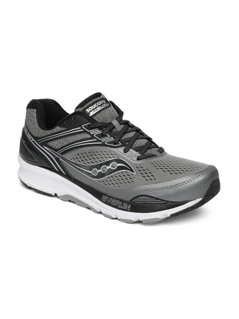 

saucony Men Grey & Black ECHELON 7 Running Shoes