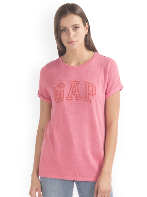 

GAP Women Pink Top