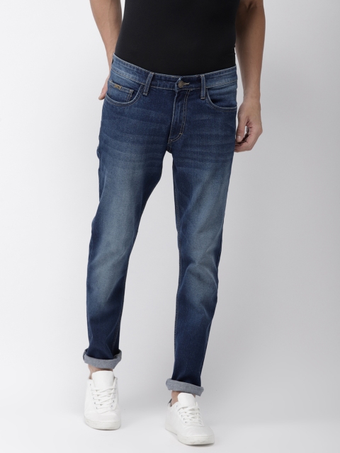 

Club York Men Navy Blue Slim Fit Mid-Rise Clean Look Stretchable Jeans