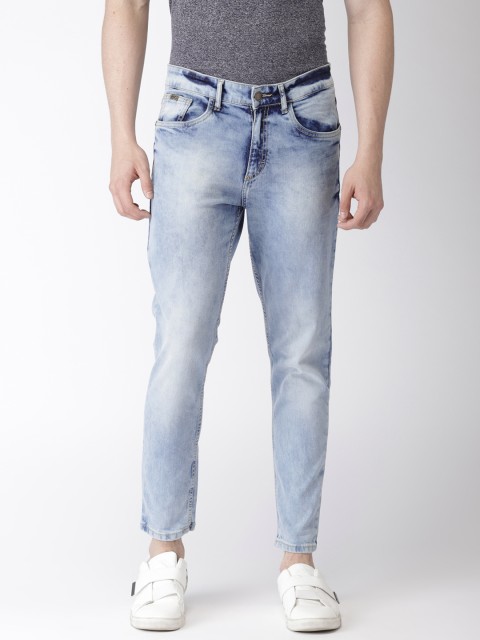 

Club York Men Blue Slim Fit Mid-Rise Clean Look Stretchable Cropped Jeans