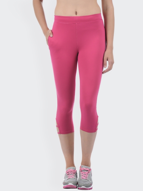 

Sweet Dreams Women Pink Solid Regular Fit Capris