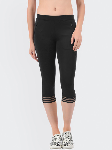 

Sweet Dreams Women Black Solid Skinny Fit Capris