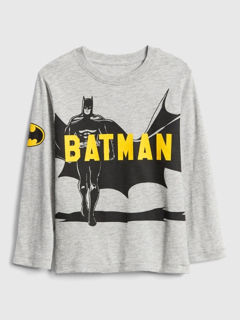 

GAP Boys Grey Printed T-shirt