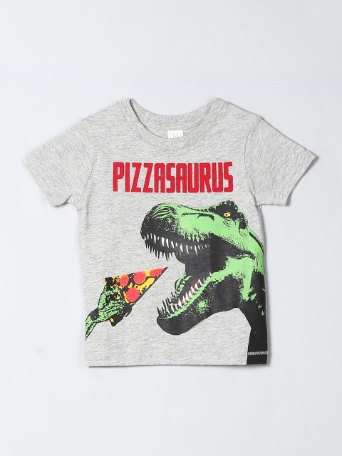 

GAP Boys Grey Printed T-shirt