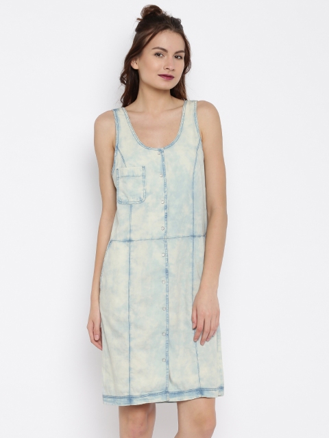 

Vero Moda Light Blue Denim Shirt Dress