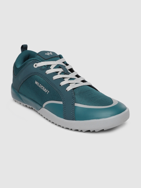 

Wildcraft Men Green Solid Azov Trekking Shoes