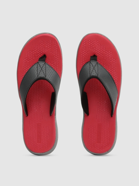 

Wildcraft Men Red & Black Urban Colourblocked Thong Flip-Flops